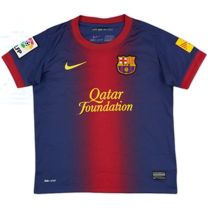 2012-13 Barcelona Home Shirt - 9/10 - (7-8 Years)