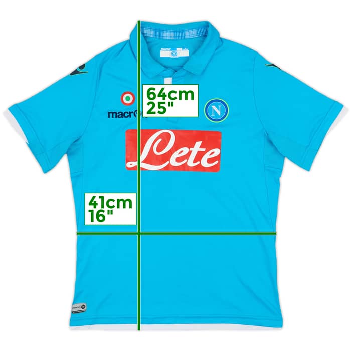 2014-15 Napoli Home Shirt - 9/10 - (L.Boys)