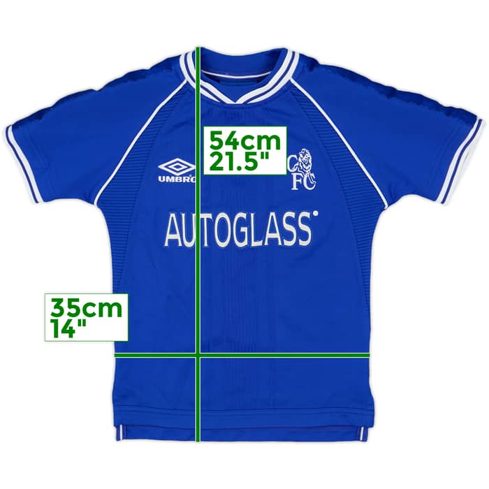 1999-01 Chelsea Home Shirt - 9/10 - (6-7 Years)