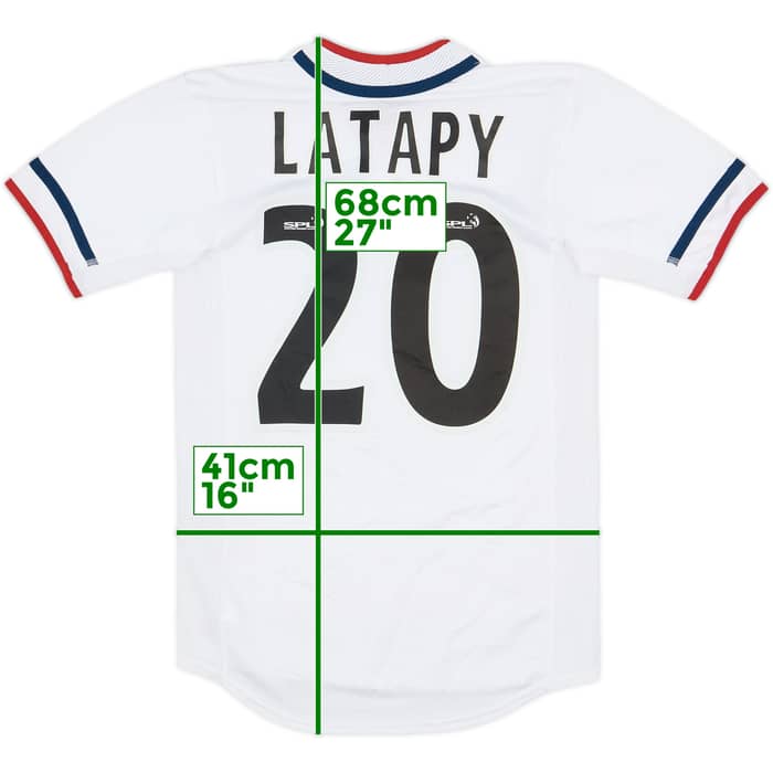 2001-02 Rangers Away Shirt Latapy #20 - 7/10 - (L.Boys)