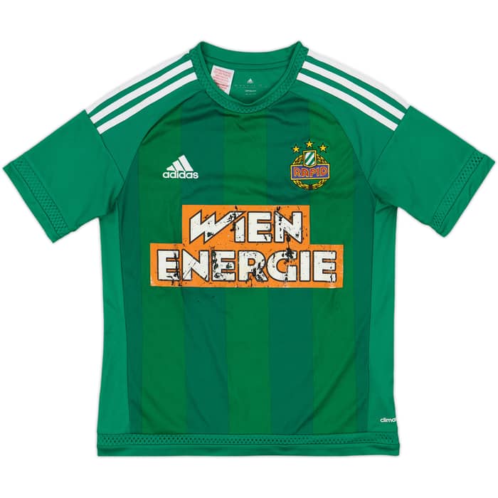 2015-16 Rapid Vienna Home Shirt - 4/10 - (L.Boys)