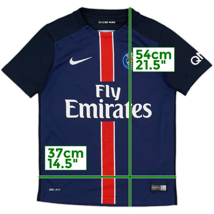2016-17 Paris Saint-Germain Home Shirt - 9/10 - (S.Boys)