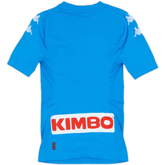 2016-17 Napoli Authentic Home Shirt - 9/10 - (S/M)