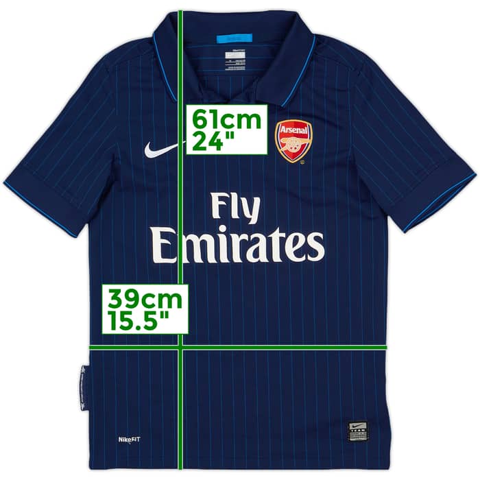 2009-10 Arsenal Away Shirt - 7/10 - (M.Boys)