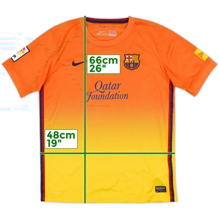 2012-13 Barcelona Away Shirt - 9/10 - (XL.Boys)