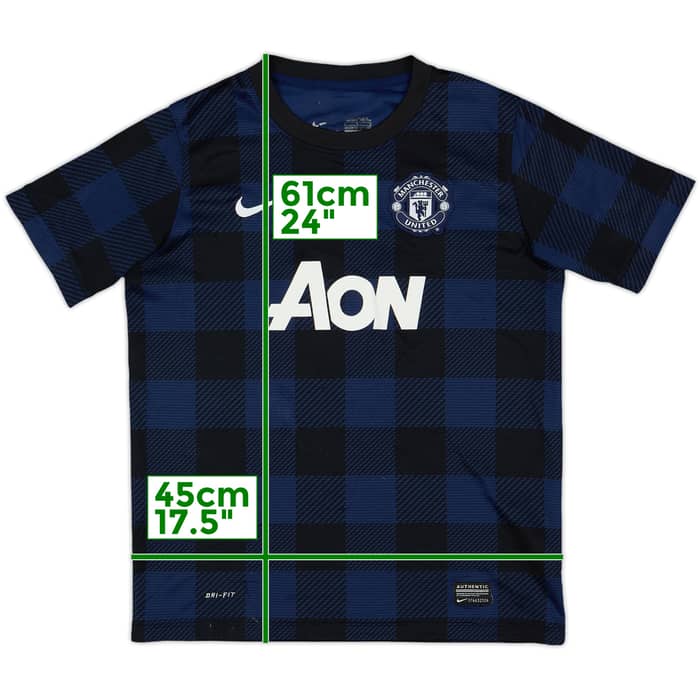 2013-14 Manchester United Away Shirt - 7/10 - (L.Boys)
