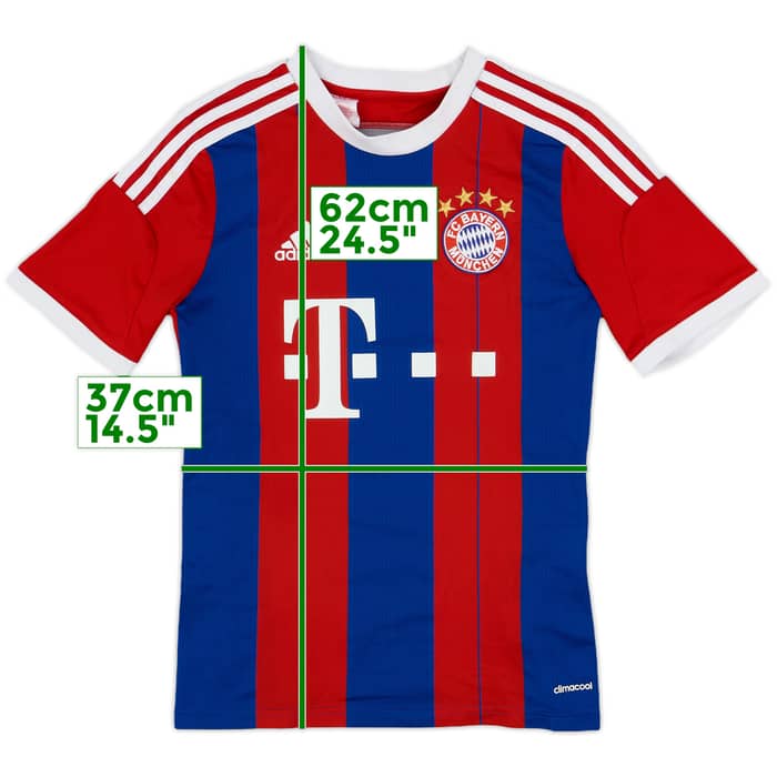 2014-15 Bayern Munich Home Shirt - 9/10 - (L.Boys)