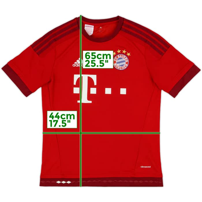 2015-16 Bayern Munich Home Shirt - 8/10 - (XL.Boys)