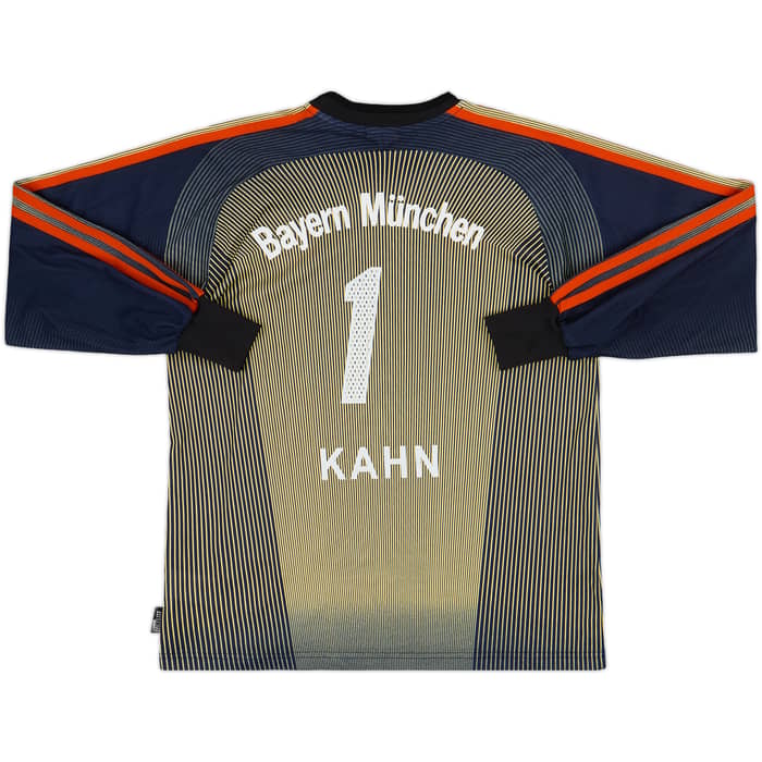 2003-04 Bayern Munich GK Shirt Kahn #1 - 7/10 - (XL.Boys)