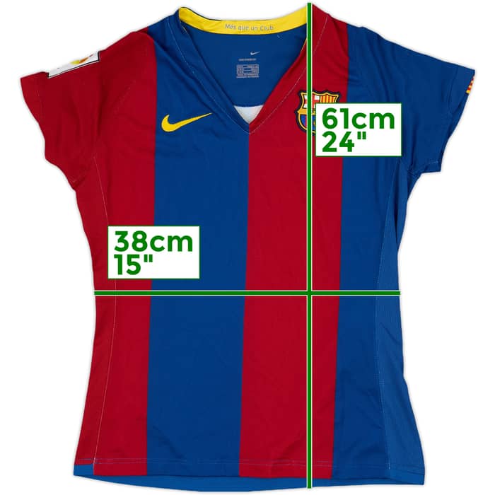 2006-07 Barcelona Home Shirt - 9/10 - (Women's S)