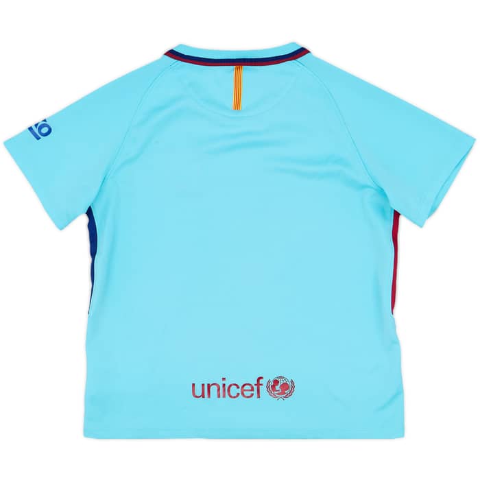 2017-18 Barcelona Away Shirt - 8/10 - (S.Boys)