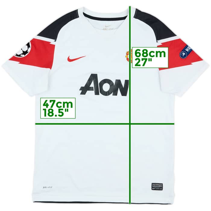 2010-12 Manchester United Away Shirt - 9/10 - (XL.Boys)