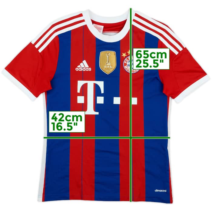 2014-15 Bayern Munich Home Shirt - 7/10 - (L.Boys)