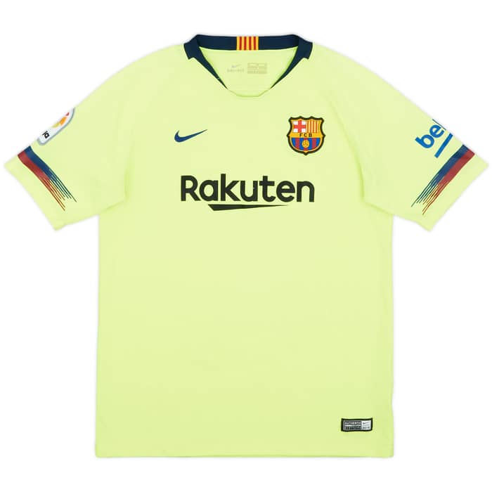 2018-19 Barcelona Away Shirt - 8/10 - (XL.Boys)