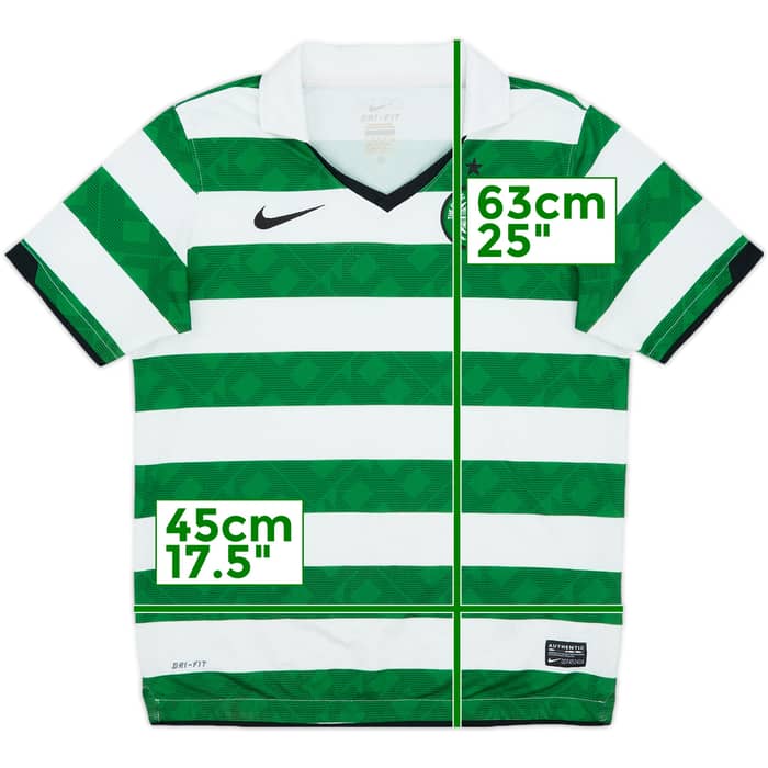 2010-12 Celtic Home Shirt - 8/10 - (Women's L)