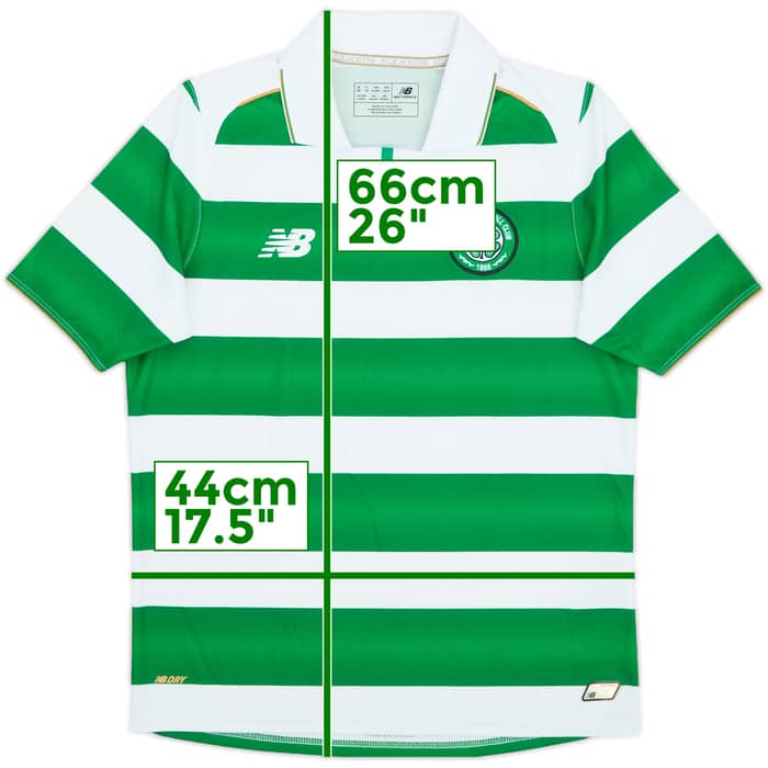 2016-17 Celtic Home Shirt - 10/10 - (L.Boys)
