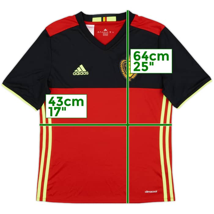 2016-17 Belgium Home Shirt - 8/10 - (L.Boys)