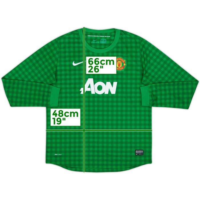 2012-13 Manchester United GK Shirt - 7/10 - (XL.Boys)