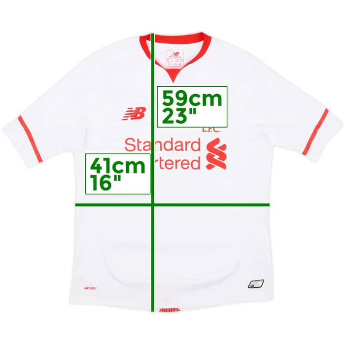2015-16 Liverpool Away Shirt - 8/10 - (M.Boys)