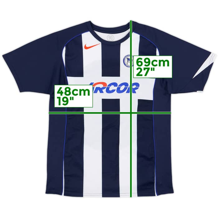 2004-05 Hertha Berlin Home Shirt - 6/10 - (XL.Boys)
