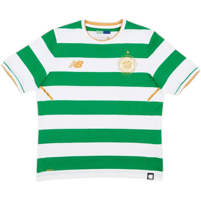 2017-18 Celtic 'Lisbon Lions 50th Anniversary' Home Shirt - 8/10 - (L.Boys)