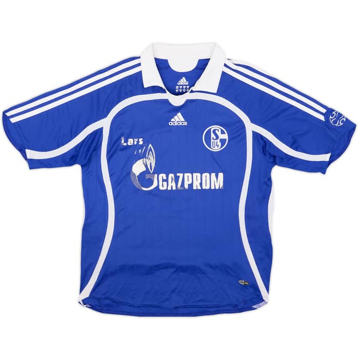 2007-08 Schalke Home Shirt Larsen #9 - 3/10 - (L.Boys)