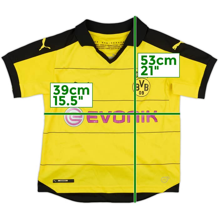 2015-16 Borussia Dortmund Home Shirt - 8/10 - (M.Boys)