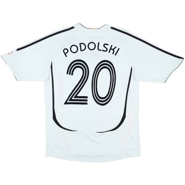 2005-07 Germany Home Shirt Podolski #20 - 7/10 - (XL.Boys)