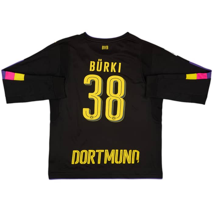 2016-17 Borussia Dortmund GK Shirt Burki #38 - 5/10 - (L.Boys)