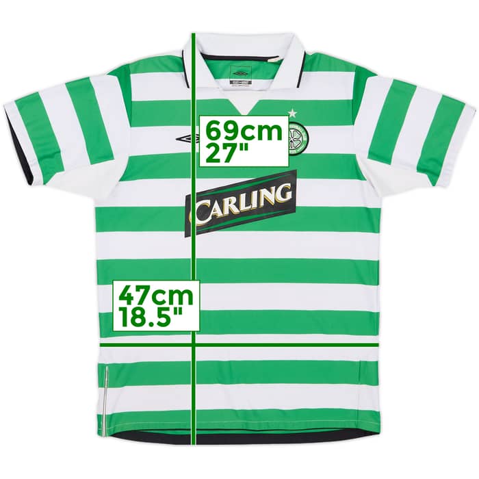 2004-05 Celtic Home Shirt - 5/10 - (XL.Boys)