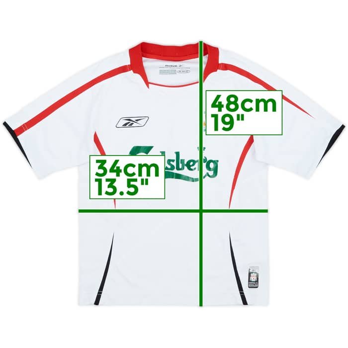 2005-06 Liverpool Away Shirt - 8/10 - (S.Boys)