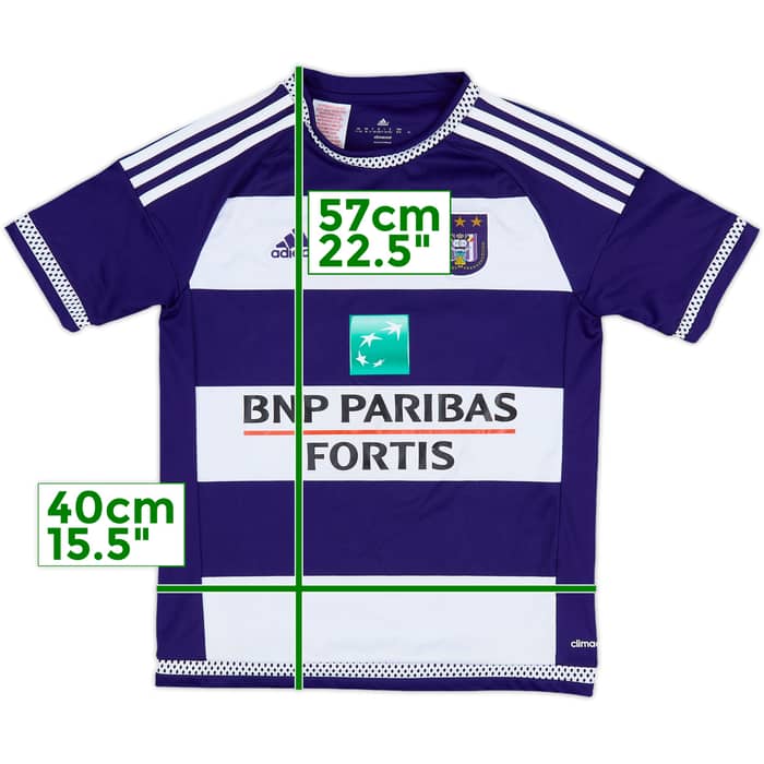 2015-16 Anderlecht Home Shirt - 5/10 - (M.Boys)