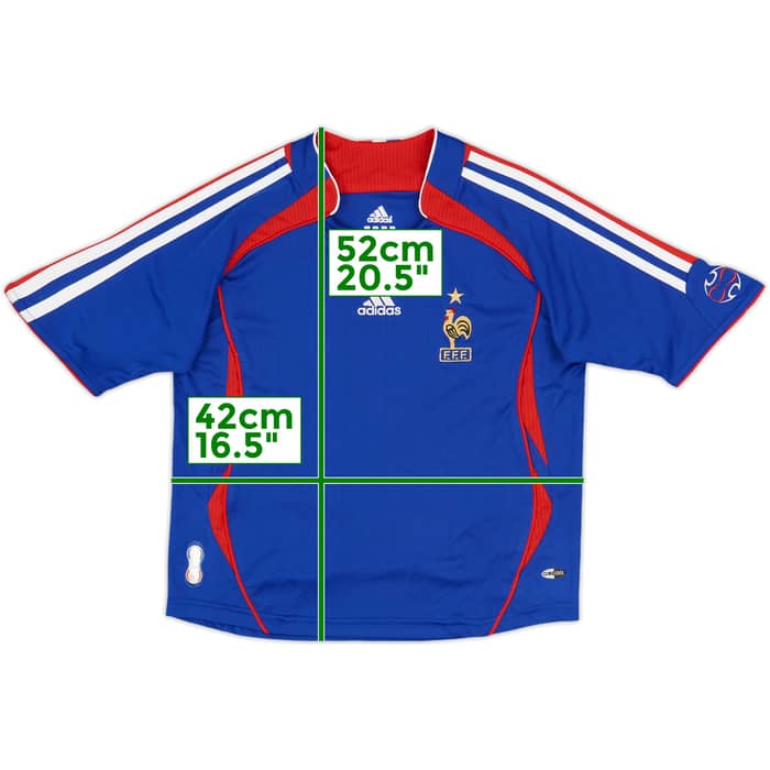 2006-07 France Home Shirt - 9/10 - (S.Boys)
