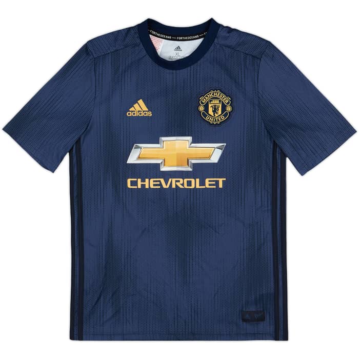 2018-19 Manchester United Third Shirt Lingard #14 - 10/10 - (XL.Boys)