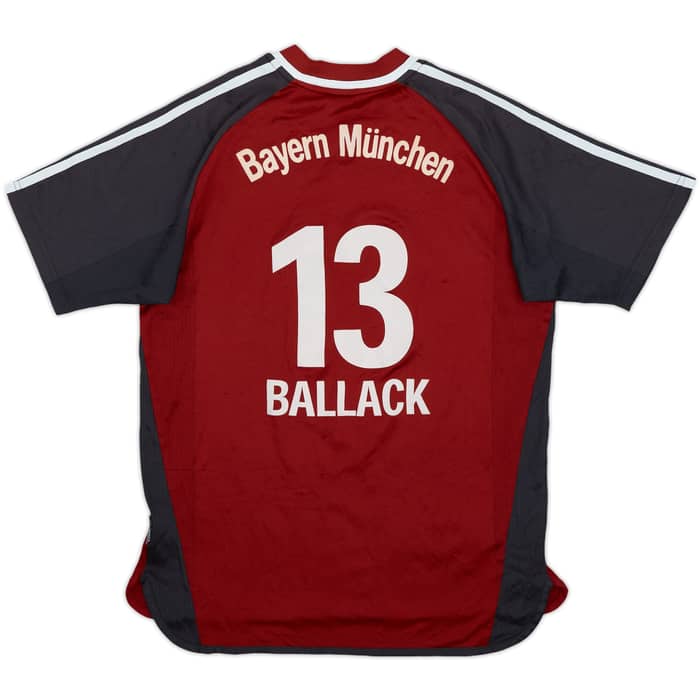 2002-03 Bayern Munich Home Shirt Ballack #13 - 6/10 - (M)