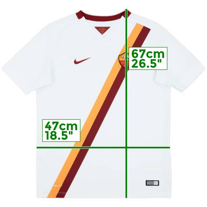 2014-15 Roma Away Shirt - 8/10 - (XL.Boys)