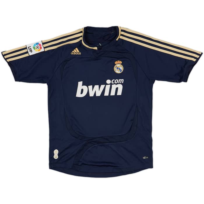2007-08 Real Madrid Away Shirt - 7/10 - (L.Boys)