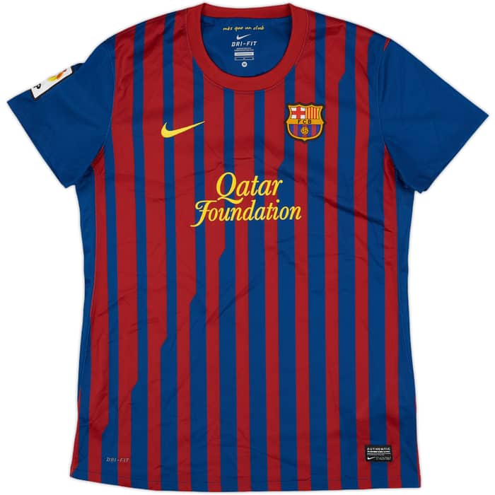 2011-12 Barcelona Home Shirt Fabregas #4 - 9/10 - (Women's M)