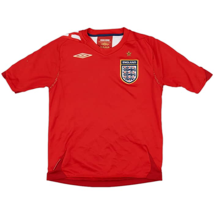 2006-08 England Away Shirt - 8/10 - (S.Boys)