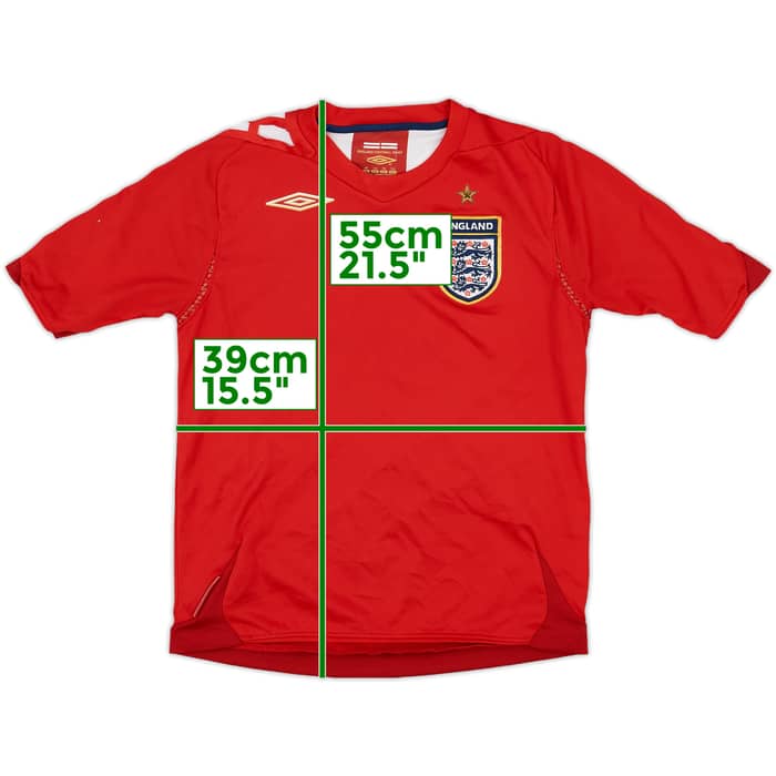 2006-08 England Away Shirt - 8/10 - (S.Boys)