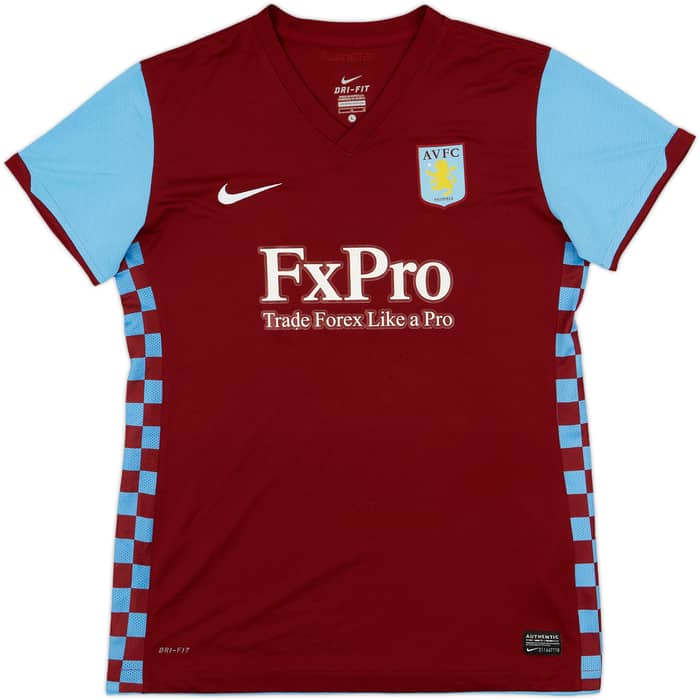2010-11 Aston Villa Home Shirt - 8/10 - (Women's L)