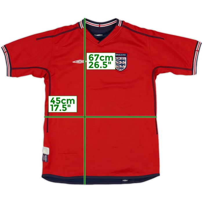 2002-04 England Away Shirt - 8/10 - (L.Boys)