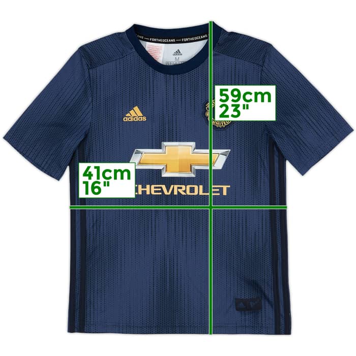 2018-19 Manchester United Third Shirt - 10/10 - (M.Boys)