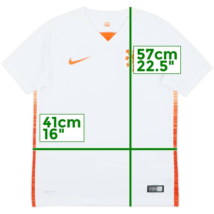 2015 Netherlands Away Shirt - 6/10 - (M.Boys)