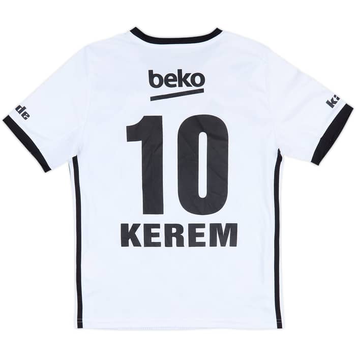 2017-18 Besiktas Home Shirt Kerem #10 - 9/10 - (L.Boys)