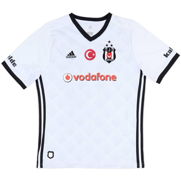 2017-18 Besiktas Home Shirt Kerem #10 - 9/10 - (L.Boys)