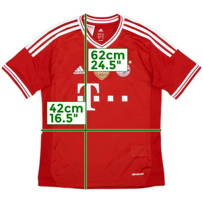 2013-14 Bayern Munich Home Shirt - 8/10 - (M.Boys)