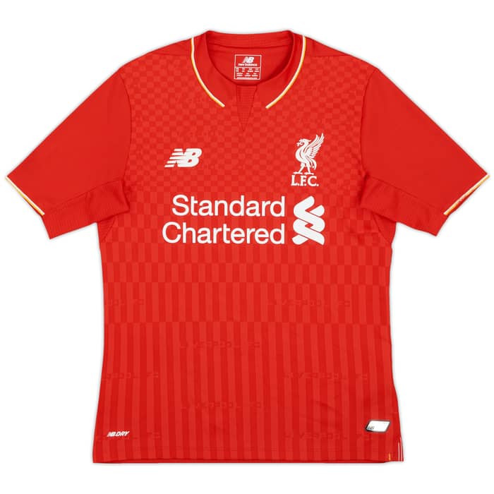 2015-16 Liverpool Home Shirt - 7/10 - (M.Boys)