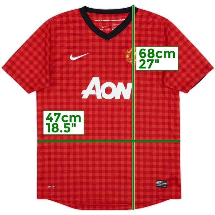 2012-13 Manchester United Home Shirt - 8/10 - (XL.Boys)