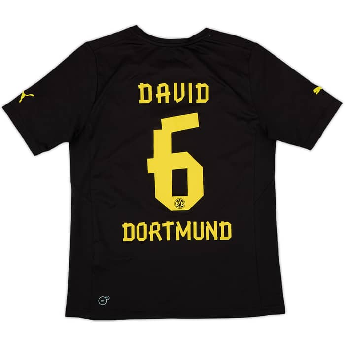 2012-13 Borussia Dortmund Away Shirt David #6 - 8/10 - (M.Boys)